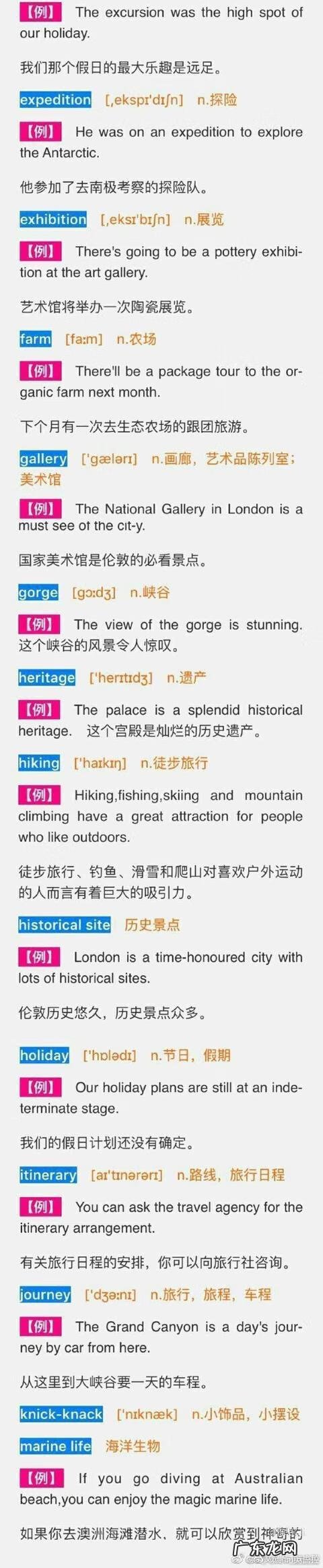 雅思听力地图题词汇 雅思听力场景词汇总结