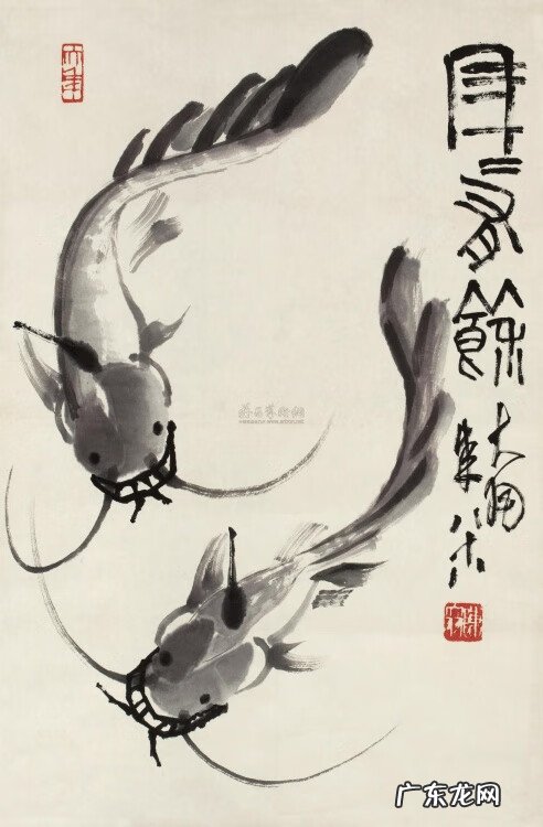 九鱼图挂画风水 鱼画 风水