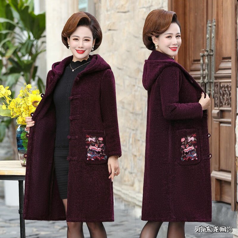 人造水貂绒是什么面料 复古民族风水貂绒外套