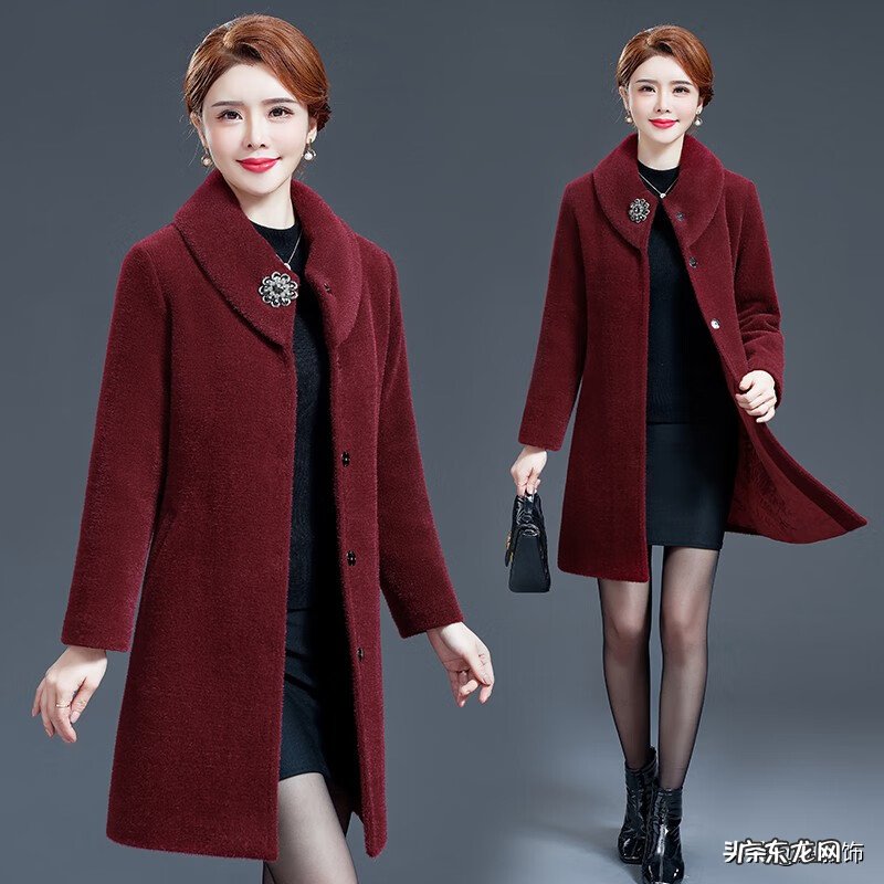 人造水貂绒是什么面料 复古民族风水貂绒外套