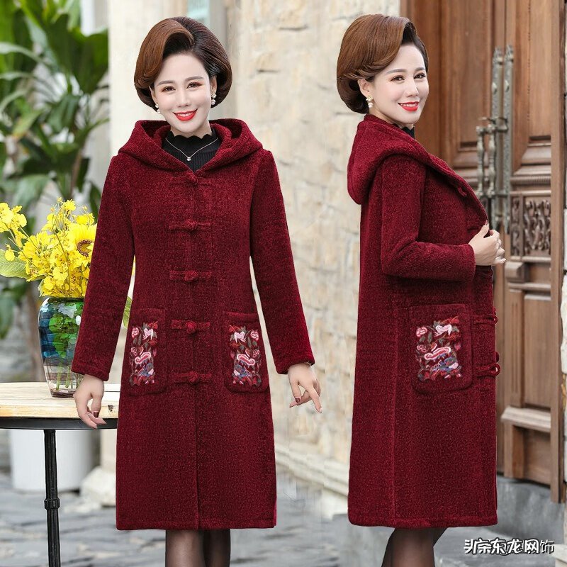 人造水貂绒是什么面料 复古民族风水貂绒外套