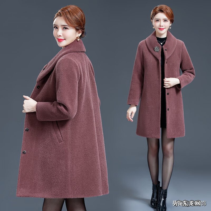 人造水貂绒是什么面料 复古民族风水貂绒外套