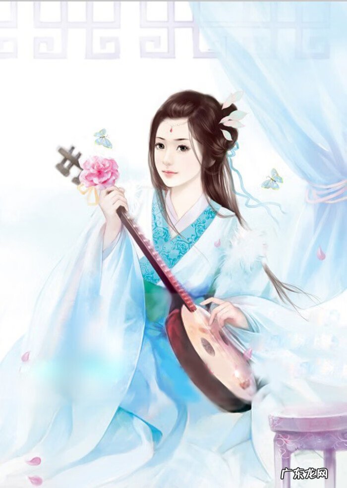 人物水粉画图片大全画 古风水粉画风景图片