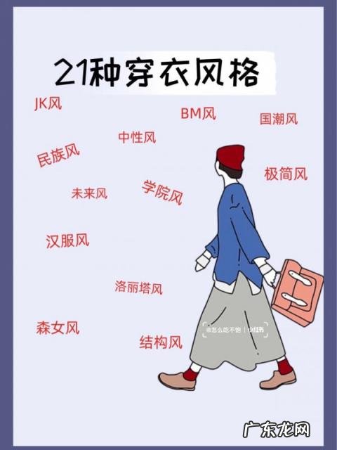 快来看看21种穿衣风格哪个是你的最爱呢,八种穿衣风格