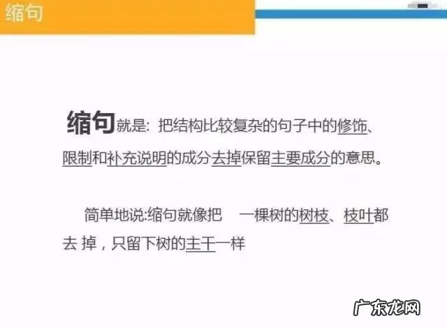 小学缩句大全100个 缩句专题训练