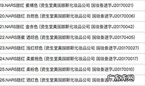 nars是哪里的品牌 Nars怎么读