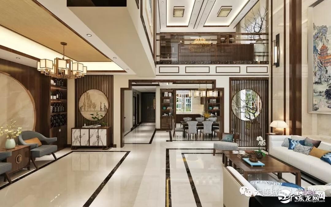 客厅挂梅花图好不好 新中式梅花图案装修