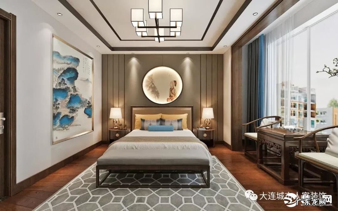 客厅挂梅花图好不好 新中式梅花图案装修