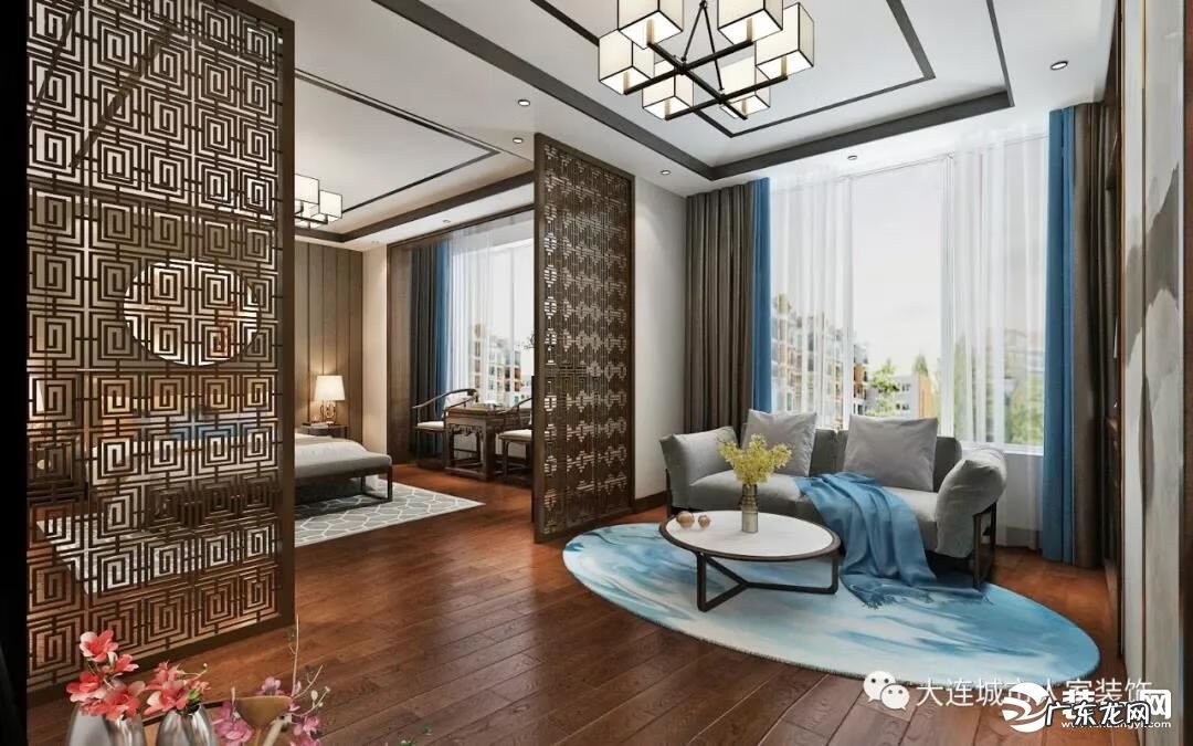 客厅挂梅花图好不好 新中式梅花图案装修