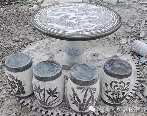 庭院石桌石凳的风水 石桌石凳在庭院摆放方位