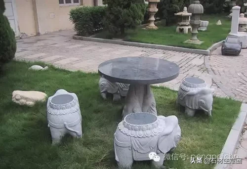 庭院石桌石凳的风水 石桌石凳在庭院摆放方位