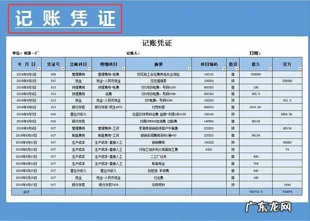 会计是怎么记账的 会计记账模板