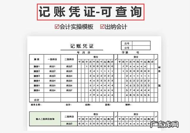 会计是怎么记账的 会计记账模板