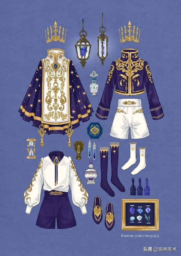 欧洲宫廷服装 宫廷装图片