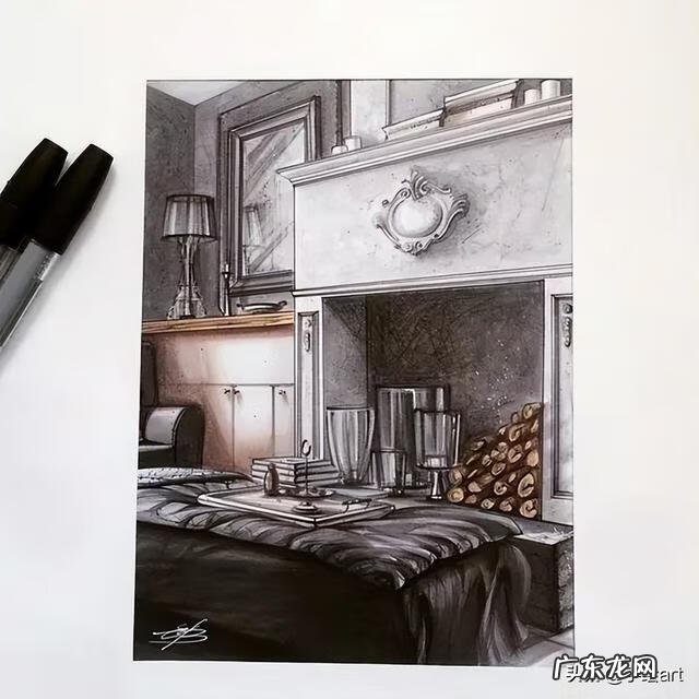 马克笔手绘图片 马克笔手绘教程简单