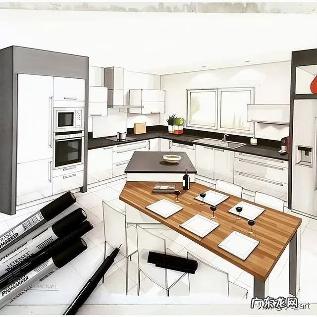 马克笔手绘图片 马克笔手绘教程简单