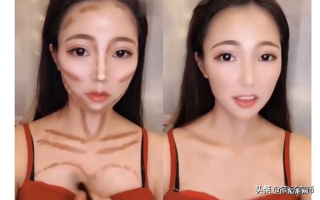 怎么画出高鼻梁瘦脸妆?