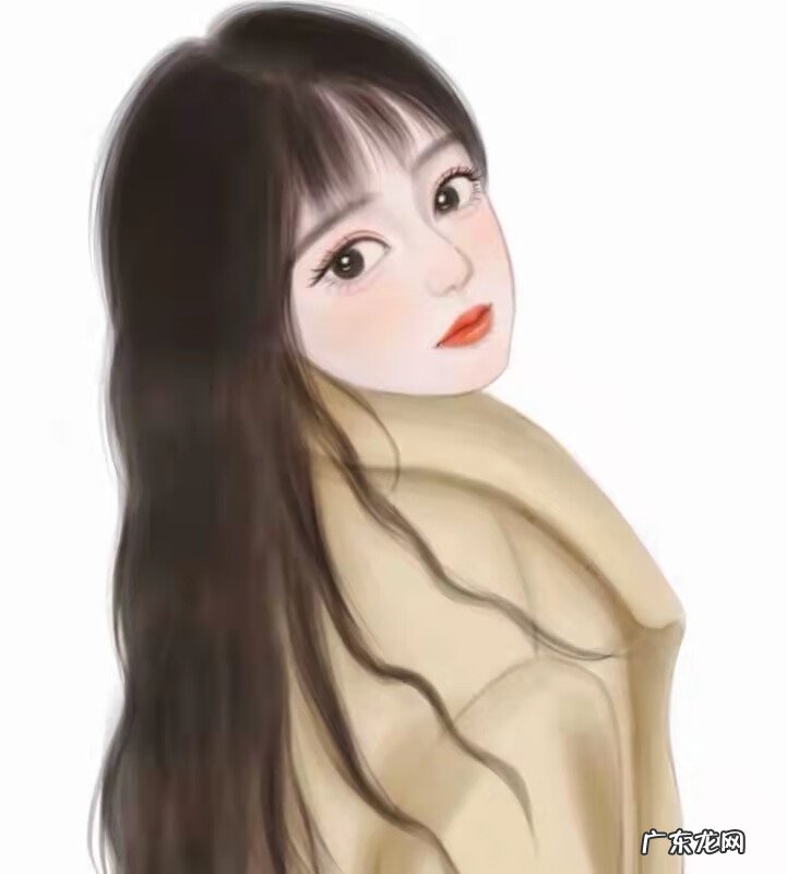 大波浪头像 头发很长的头像