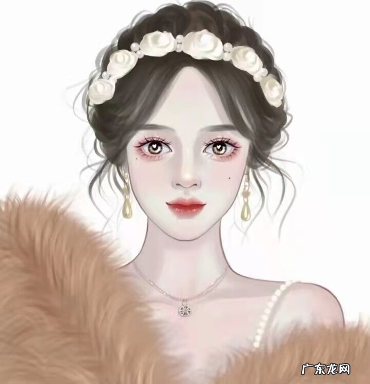 大波浪头像 头发很长的头像