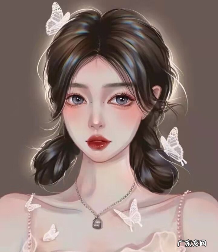 大波浪头像 头发很长的头像