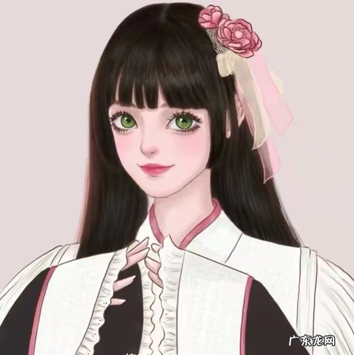 大波浪头像 头发很长的头像