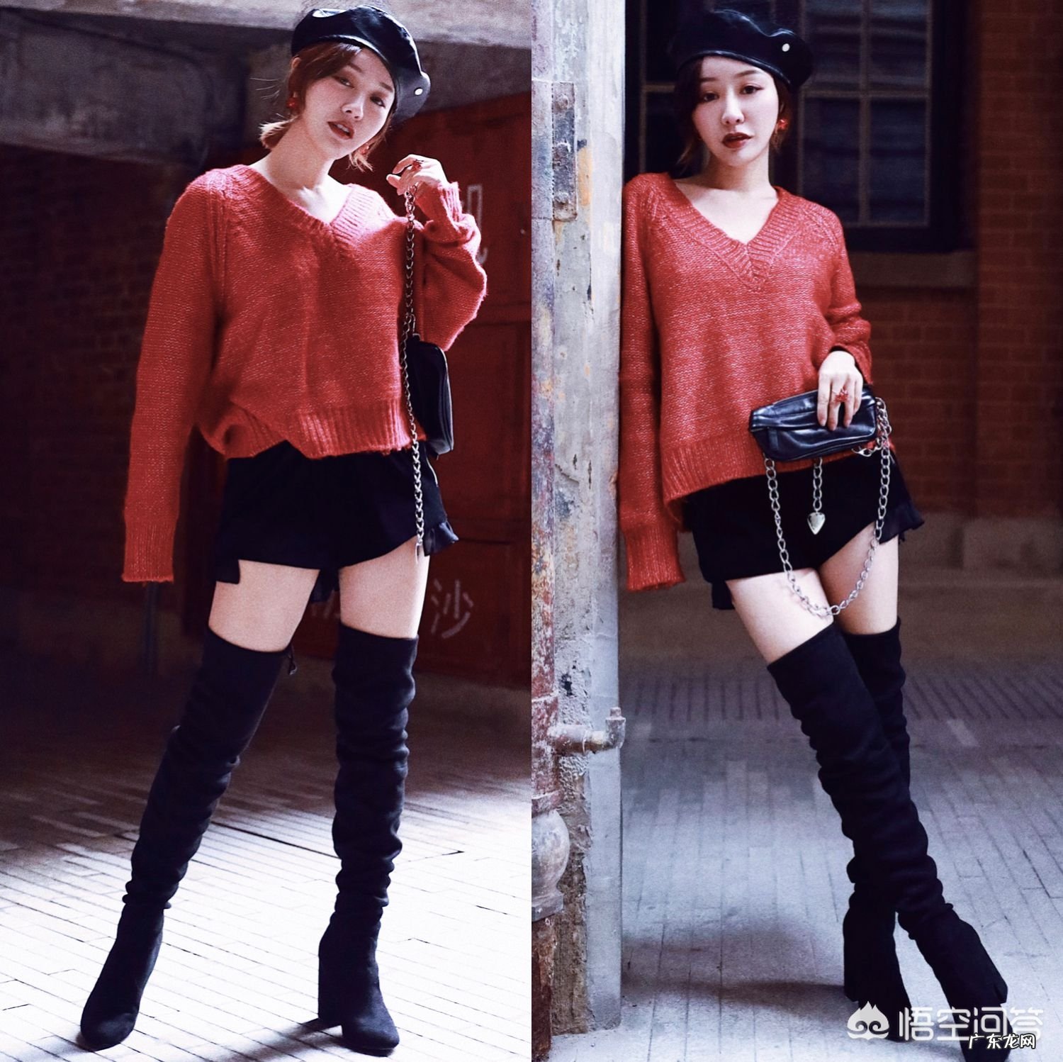 小个子女生想穿长筒靴，怎么搭配比较好？