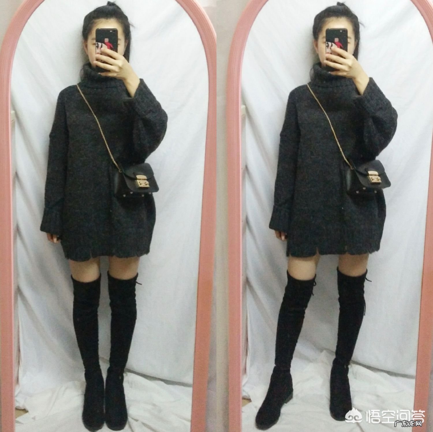 小个子女生想穿长筒靴，怎么搭配比较好？