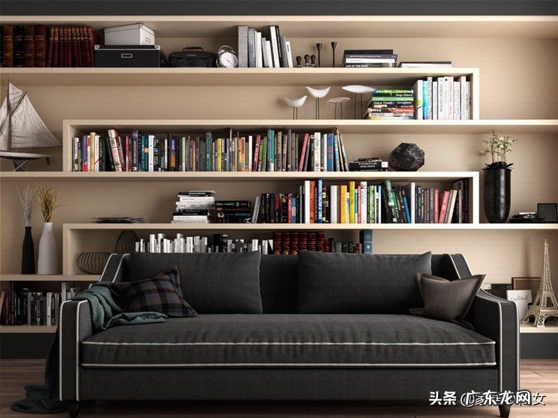 怎么自己做一个木质满墙书架?