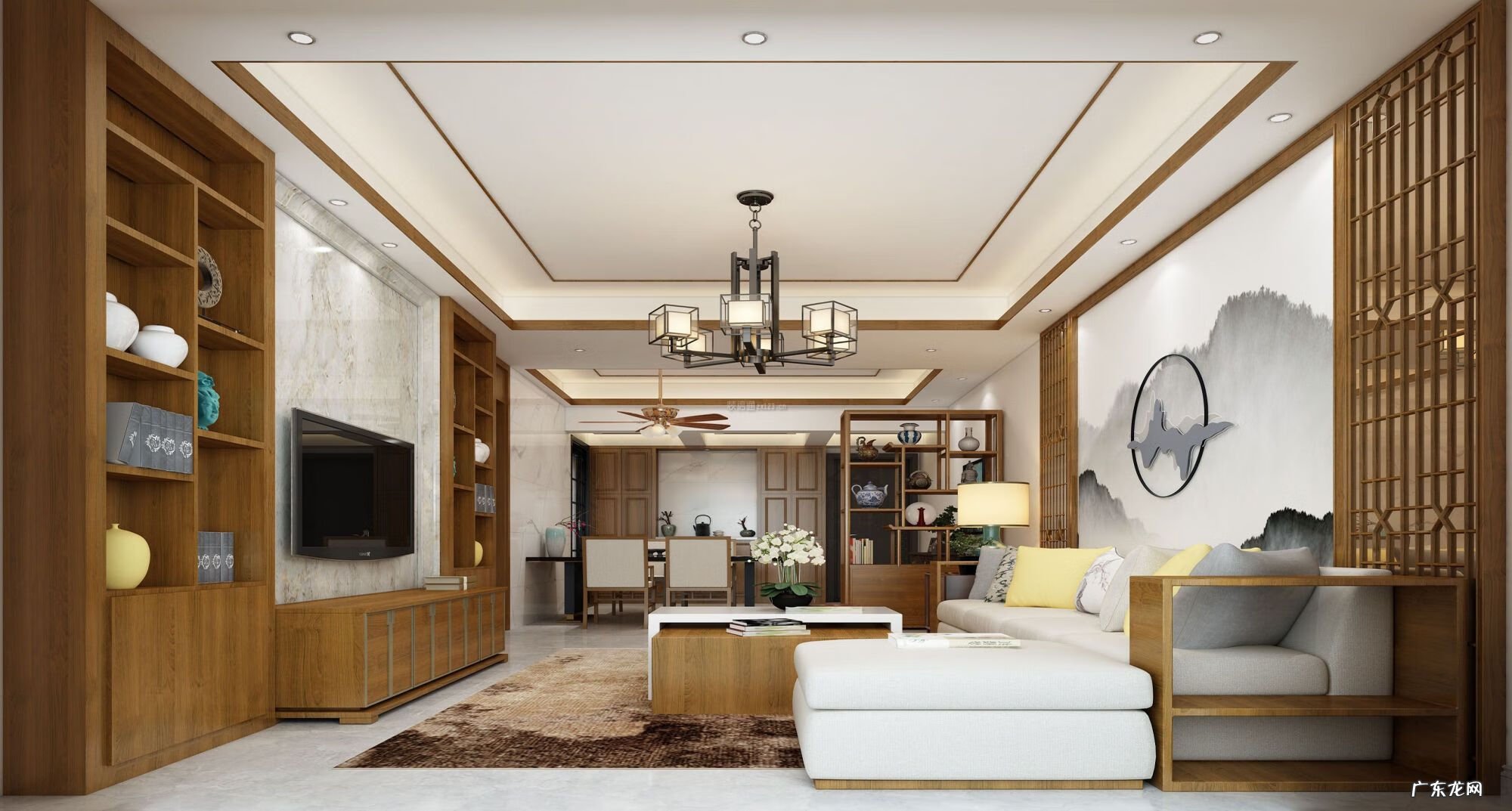 小客厅吊棚 楼房吊棚用什么材料