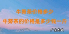 牛蒡茶的价格是多少钱一斤 牛蒡茶价格多少