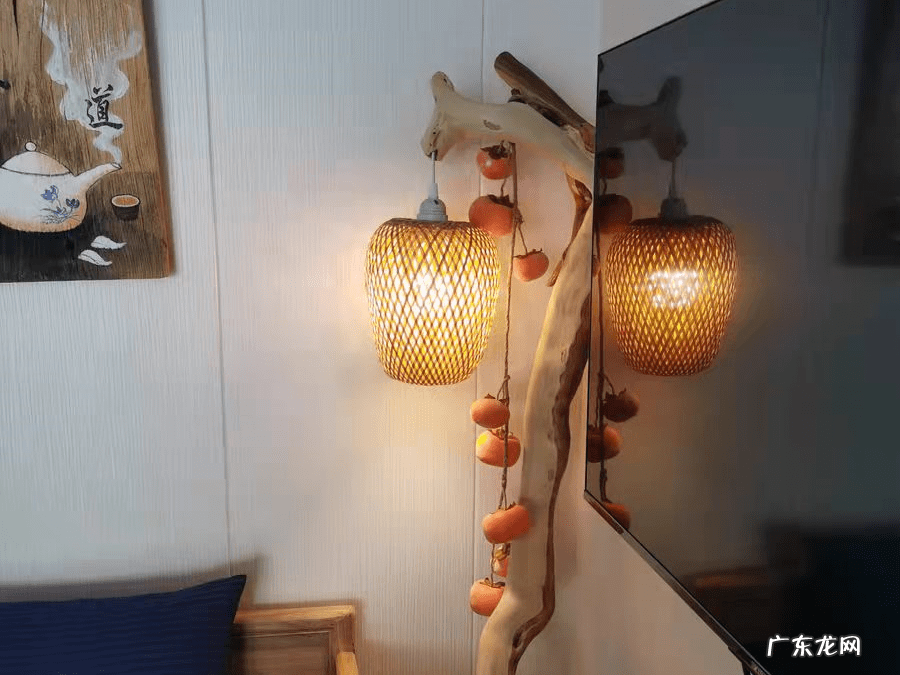 禅意门帘夏布艺隔断帘 喜庆隔断风水布艺门帘