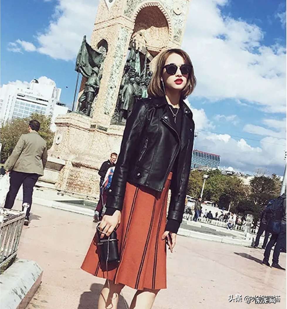 春季皮衣小外套怎么穿搭好看？