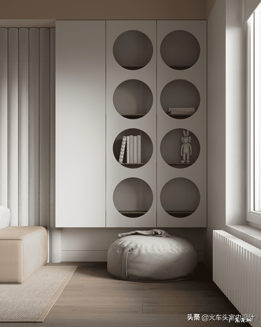 隔墙柜子效果图客厅 卧室隔墙柜图片