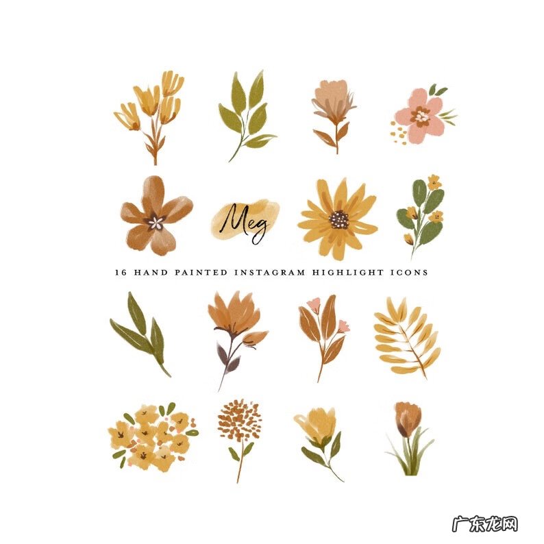 ins水彩小画 ins风格水彩画