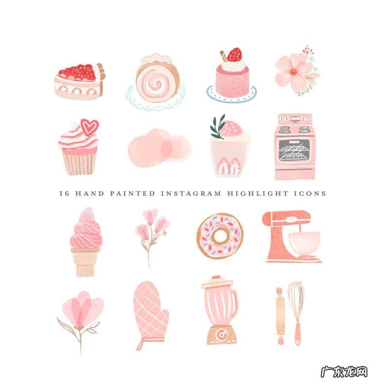 ins水彩小画 ins风格水彩画