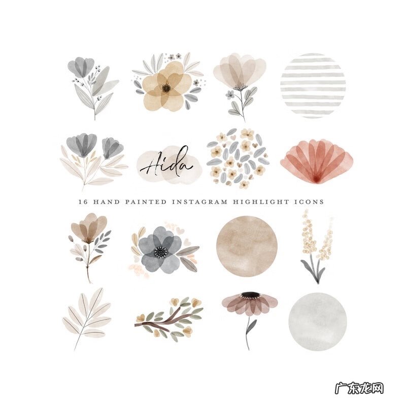 ins水彩小画 ins风格水彩画