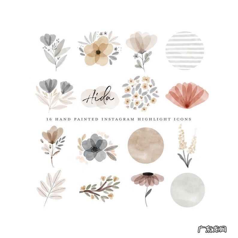 ins水彩小画 ins风格水彩画