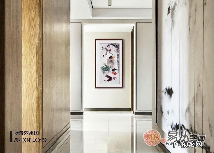 玄关挂山水画好吗 玄关挂画的风水