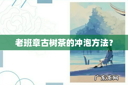 老班章古树茶的冲泡方法?