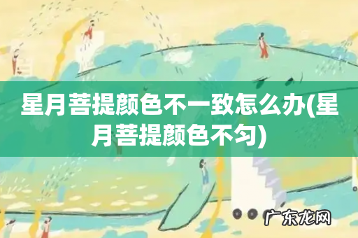 星月菩提颜色不匀 星月菩提颜色不一致怎么办