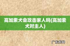 高加索犬对主人 高加索犬会攻击家人吗