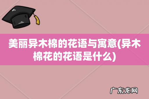 异木棉花的花语是什么 美丽异木棉的花语与寓意
