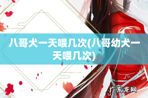 八哥幼犬一天喂几次 八哥犬一天喂几次