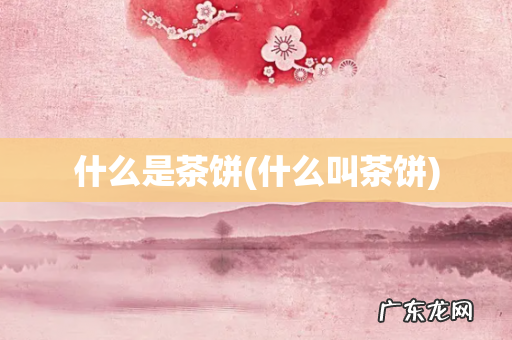 什么叫茶饼 什么是茶饼