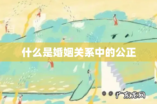 什么是婚姻关系中的公正