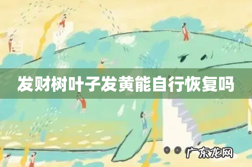 发财树叶子发黄能自行恢复吗