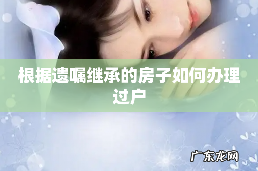 根据遗嘱继承的房子如何办理过户