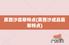 莫西沙成品翡翠特点 莫西沙翡翠特点