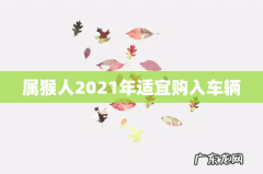 属猴人2021年适宜购入车辆