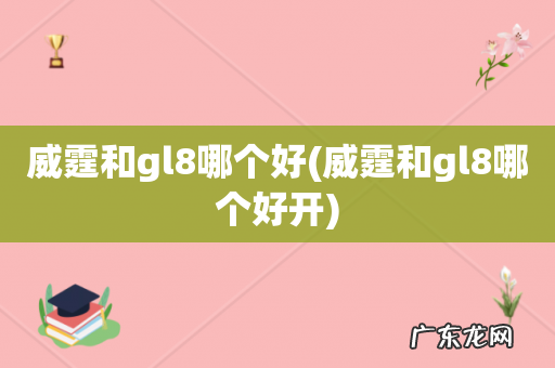 威霆和gl8哪个好开 威霆和gl8哪个好